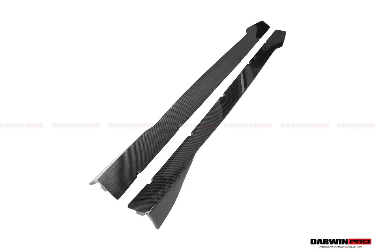 DARWINPRO - AUDI RS6 AVANT C8 2019-2023 CARBON FIBRE IMP PERFORMANCE STYLE SIDE SKIRTS - Aero Carbon UK