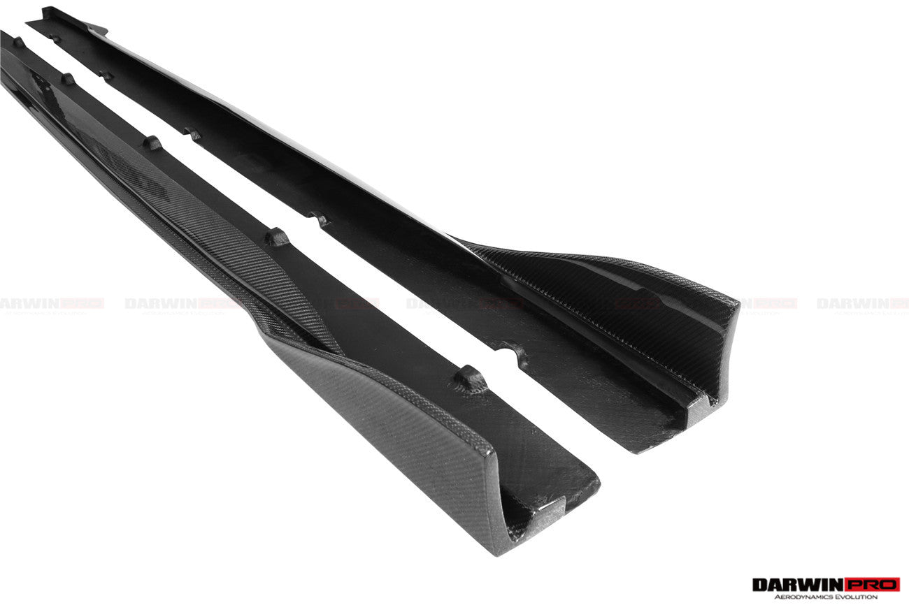 DARWINPRO - AUDI RS6 AVANT C8 2019-2023 CARBON FIBRE IMP PERFORMANCE STYLE SIDE SKIRTS - Aero Carbon UK