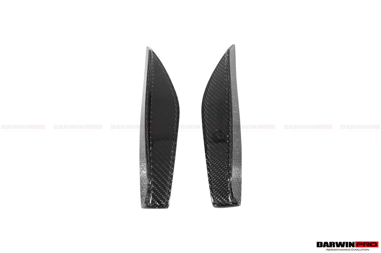 DARWINPRO - AUDI RS6 AVANT C8 2019-2023 IMP PERFORMANCE CARBON FIBRE FRONT CANARDS - Aero Carbon UK