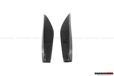 DARWINPRO - AUDI RS6 AVANT C8 2019-2023 IMP PERFORMANCE CARBON FIBRE FRONT CANARDS - Aero Carbon UK