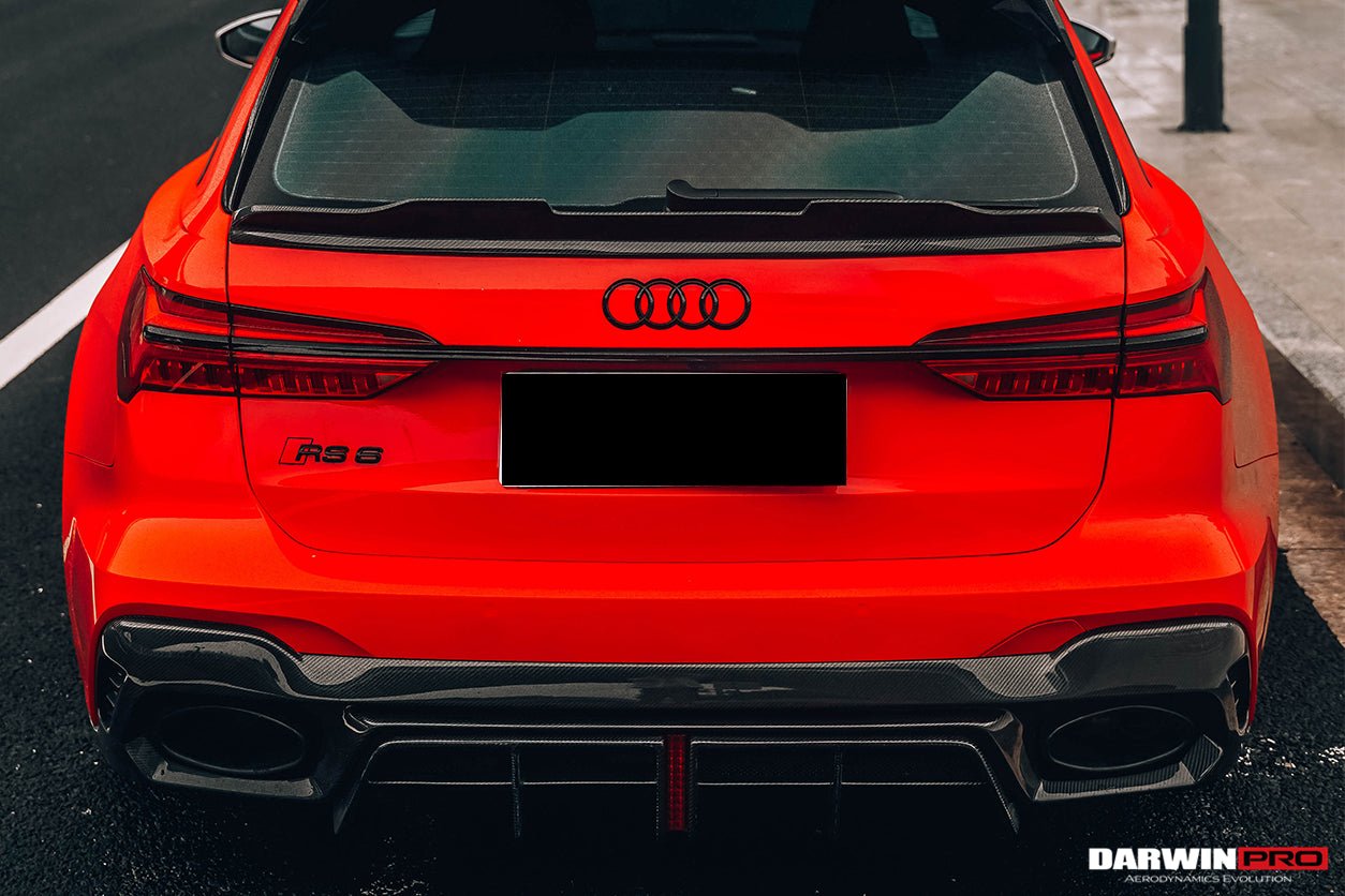 DARWINPRO - AUDI RS6 AVANT C8 2019-2023 IMP PERFORMANCE CARBON FIBRE MID SPOILER - Aero Carbon UK