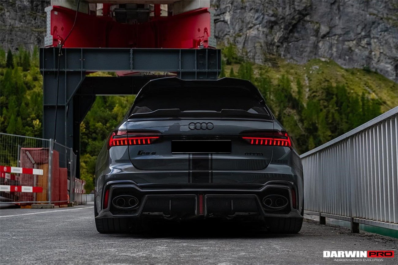 DARWINPRO - AUDI RS6 AVANT C8 2019-2023 IMP PERFORMANCE CARBON FIBRE MID SPOILER - Aero Carbon UK