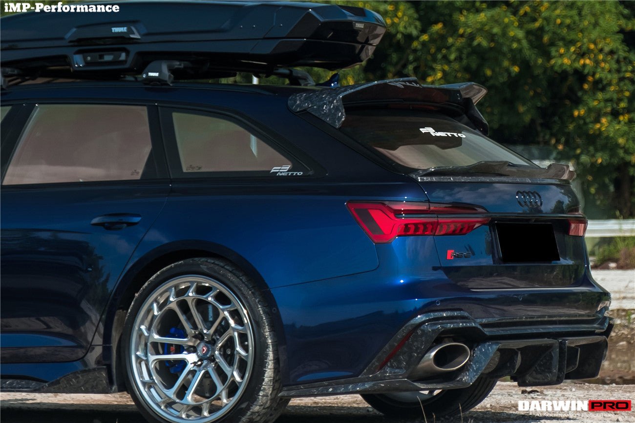 DARWINPRO - AUDI RS6 AVANT C8 2019-2023 IMP PERFORMANCE CARBON FIBRE MID SPOILER - Aero Carbon UK