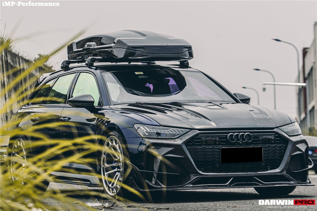 DARWINPRO - AUDI RS6 AVANT C8 2019-2023 IMP PERFORMANCE PARTIAL CARBON FIBRE PARTIAL HOOD BONNET - Aero Carbon UK