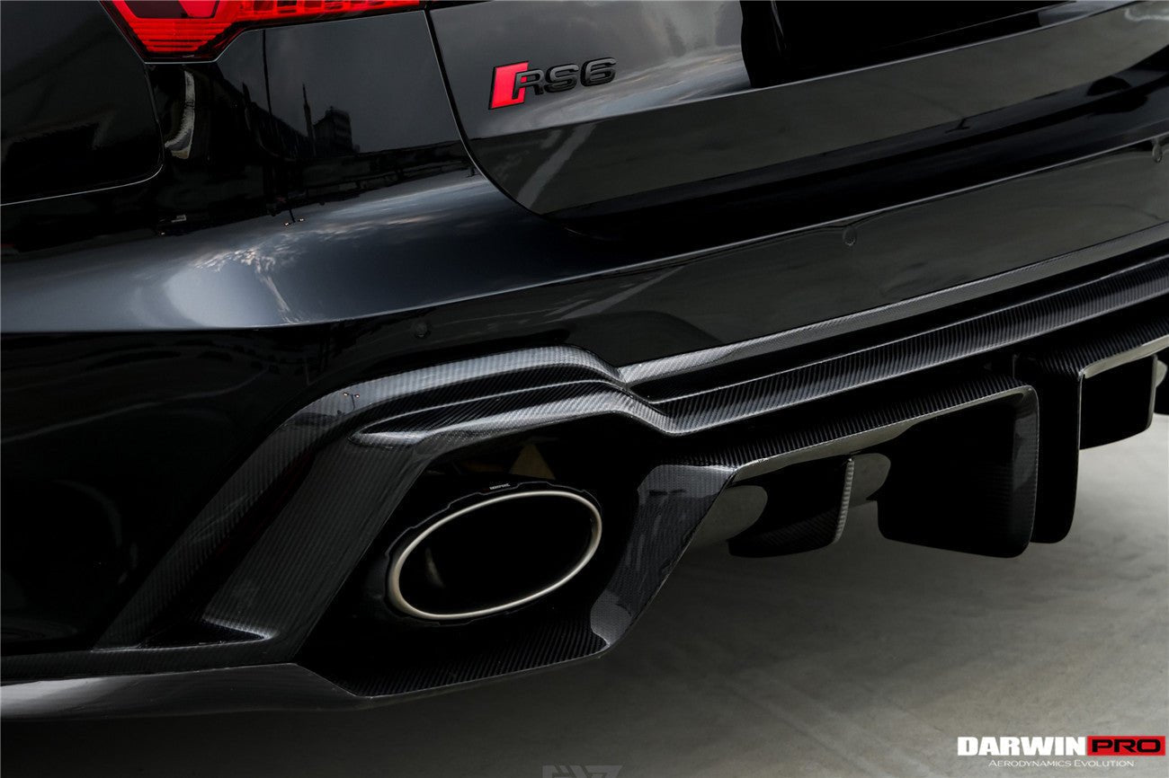 DARWINPRO - AUDI RS6 AVANT C8 2019-2023 IMP PERFORMANCE REAR DIFFUSER - Aero Carbon UK