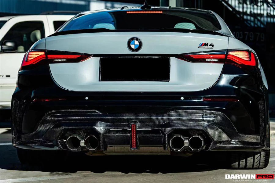 DARWINPRO - BMW G82 M4 BKSSII STYLE REAR BUMPER + CARBON DIFFUSER ...