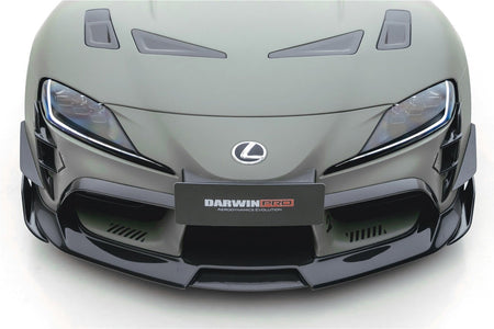 DARWINPRO - TOYOTA GR SUPRA (J29/DB) A90 A91 BKSS STYLE CARBON FIBRE FRONT CANARDS - Aero Carbon UK