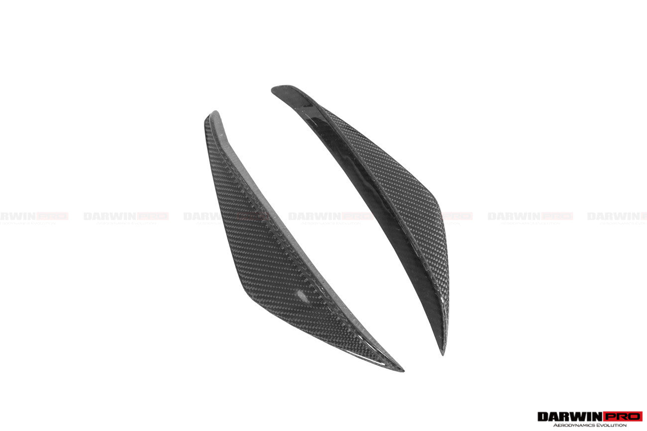 DARWINPRO - TOYOTA GR SUPRA (J29/DB) A90 A91 BKSS STYLE CARBON FIBRE FRONT CANARDS - Aero Carbon UK