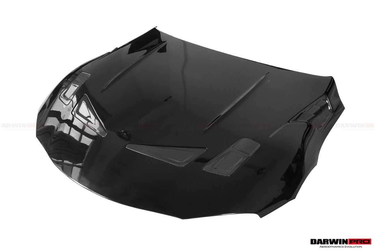 DARWINPRO - TOYOTA GR SUPRA (J29/DB) A90 A91 BKSS STYLE CARBON FIBRE HOOD BONNET - Aero Carbon UK