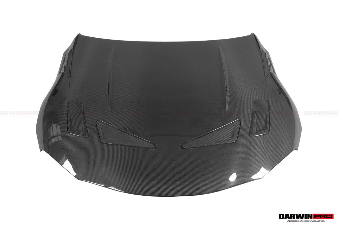 DARWINPRO - TOYOTA GR SUPRA (J29/DB) A90 A91 BKSS STYLE CARBON FIBRE HOOD BONNET - Aero Carbon UK