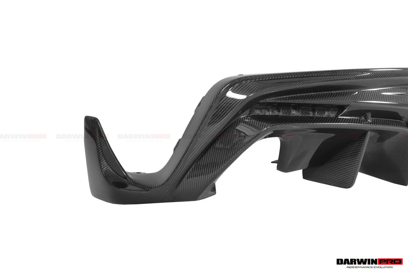 DARWINPRO - TOYOTA GR SUPRA (J29/DB) A90 A91 BKSS STYLE CARBON FIBRE REAR DIFFUSER - Aero Carbon UK