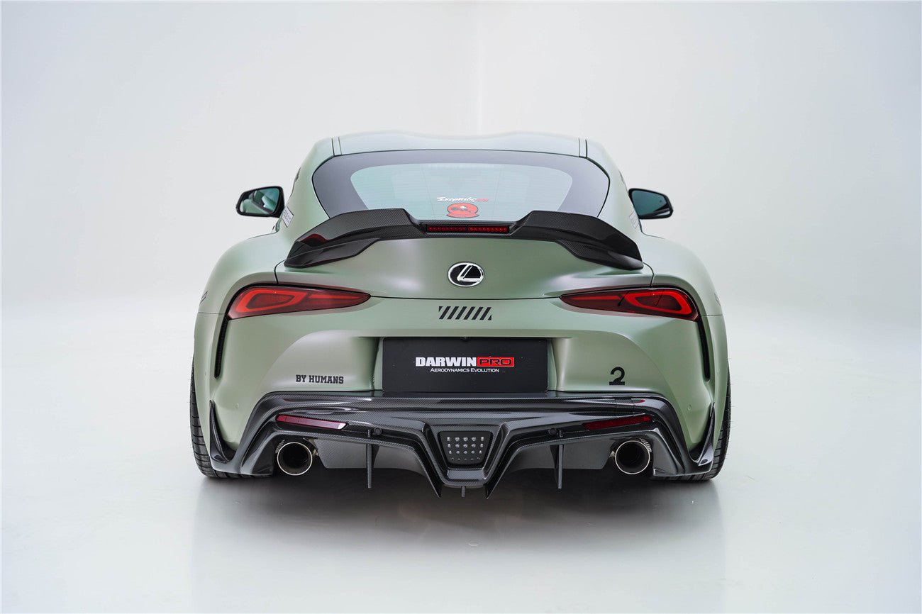 DARWINPRO - TOYOTA GR SUPRA (J29/DB) A90 A91 BKSS STYLE CARBON FIBRE REAR DIFFUSER - Aero Carbon UK