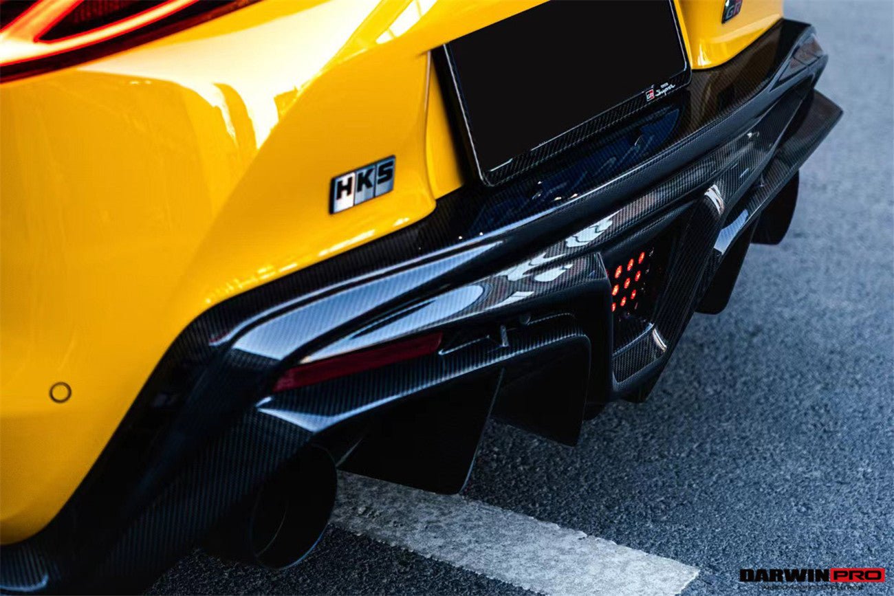 DARWINPRO - TOYOTA GR SUPRA (J29/DB) A90 A91 BKSS STYLE CARBON FIBRE REAR DIFFUSER - Aero Carbon UK