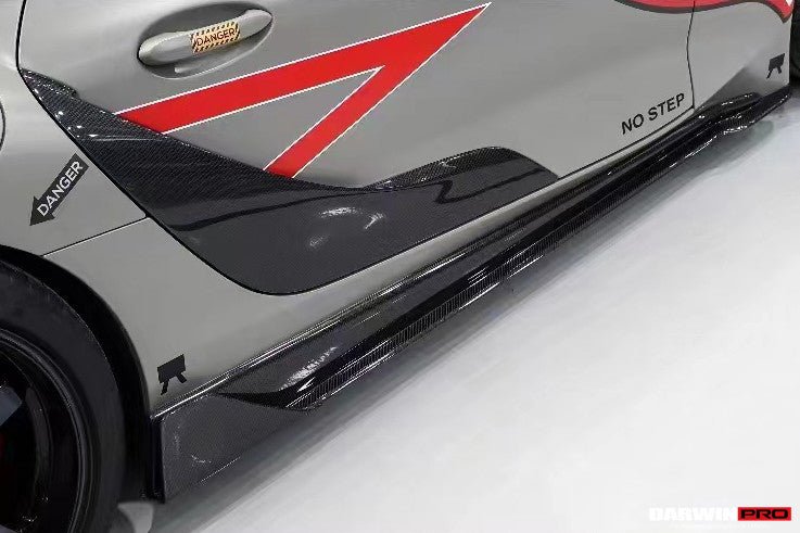 DARWINPRO - TOYOTA GR SUPRA (J29/DB) A90 A91 BKSS STYLE CARBON FIBRE SIDE SKIRTS - Aero Carbon UK