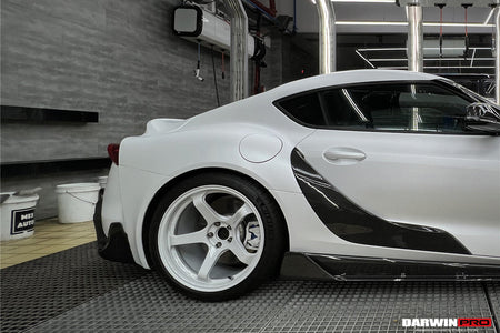 DARWINPRO - TOYOTA GR SUPRA (J29/DB) A90 A91 BKSS STYLE CARBON FIBRE SIDE SKIRTS - Aero Carbon UK