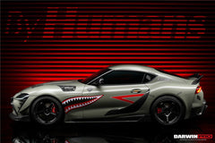 DARWINPRO - TOYOTA GR SUPRA (J29/DB) A90 A91 BKSS STYLE CARBON FIBRE SIDE SKIRTS - Aero Carbon UK