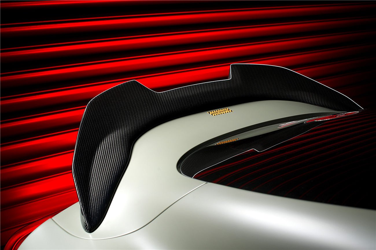 DARWINPRO - TOYOTA GR SUPRA (J29/DB) A90 A91 BKSS STYLE CARBON FIBRE TRUNK SPOILER WITH LED LIGHT - Aero Carbon UK