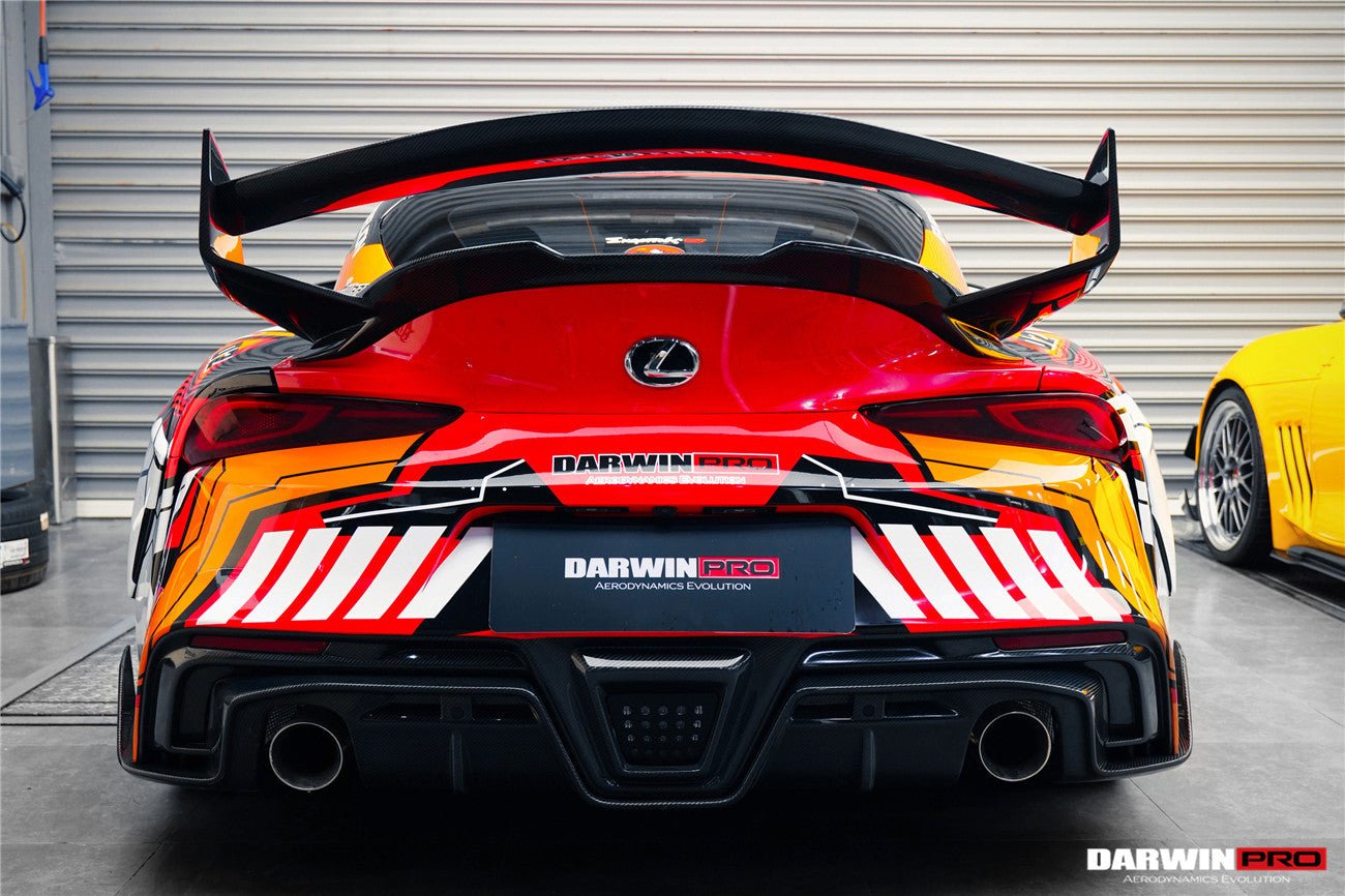 DARWINPRO - TOYOTA GR SUPRA (J29/DB) A90 A91 BKSS STYLE PART CARBON FIBRE REAR BUMPER - Aero Carbon UK