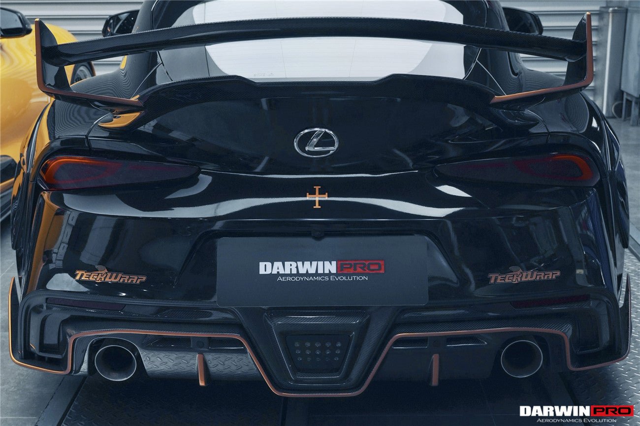 DARWINPRO - TOYOTA GR SUPRA (J29/DB) A90 A91 BKSS STYLE PART CARBON FIBRE REAR BUMPER - Aero Carbon UK