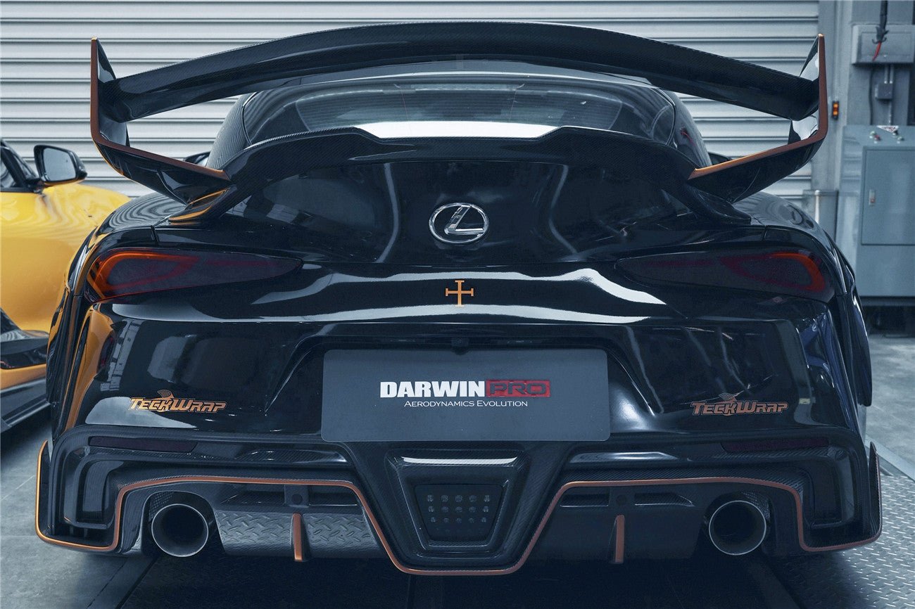 DARWINPRO - TOYOTA GR SUPRA (J29/DB) A90 A91 BKSS STYLE PART CARBON FIBRE REAR BUMPER - Aero Carbon UK