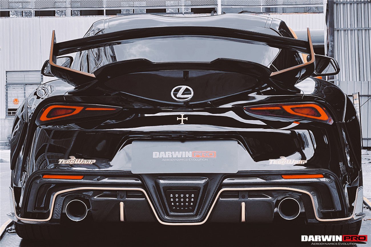 DARWINPRO - TOYOTA GR SUPRA (J29/DB) A90 A91 BKSS STYLE PART CARBON FIBRE REAR BUMPER - Aero Carbon UK