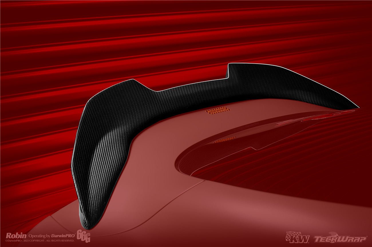 DARWINPRO - TOYOTA GR SUPRA (J29/DB) A90 A91 BKSS2 STYLE CARBON FIBRE SPOILER - Aero Carbon UK