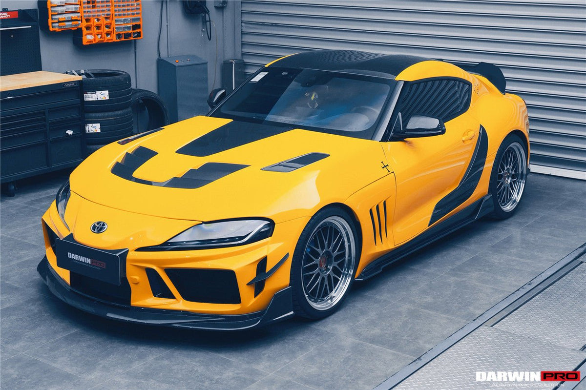 DARWINPRO - TOYOTA GR SUPRA (J29/DB) A90 A91 BKSSII STYLE CARBON FIBRE BONNET HOOD - Aero Carbon UK
