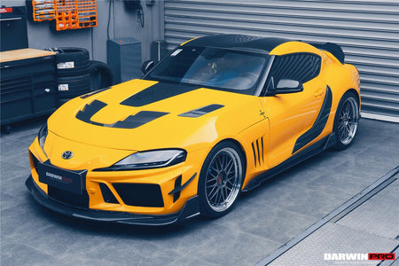 DARWINPRO - TOYOTA GR SUPRA (J29/DB) A90 A91 BKSSII STYLE CARBON FIBRE BONNET HOOD - Aero Carbon UK