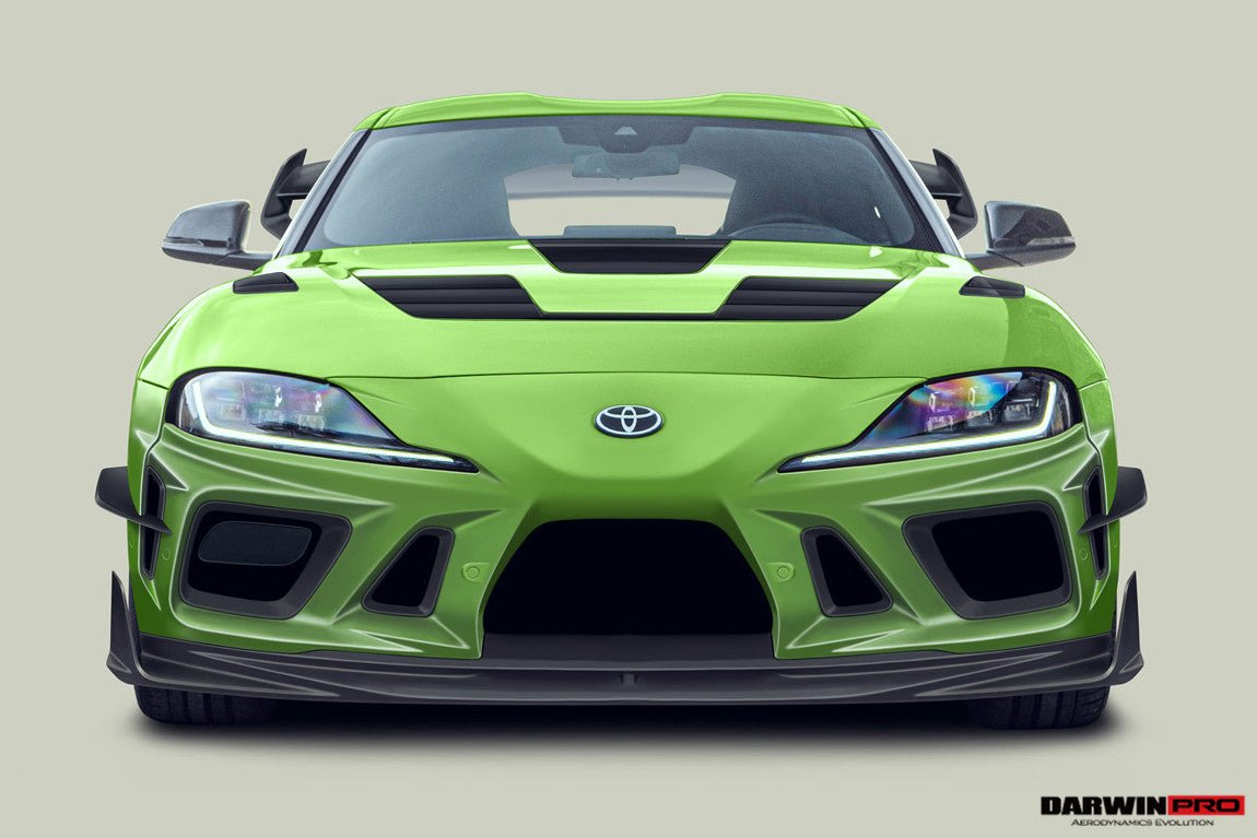 DARWINPRO - TOYOTA GR SUPRA (J29/DB) A90 A91 BKSSII STYLE CARBON FIBRE BONNET HOOD - Aero Carbon UK