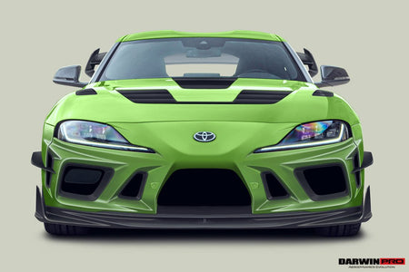DARWINPRO - TOYOTA GR SUPRA (J29/DB) A90 A91 BKSSII STYLE CARBON FIBRE BONNET HOOD - Aero Carbon UK