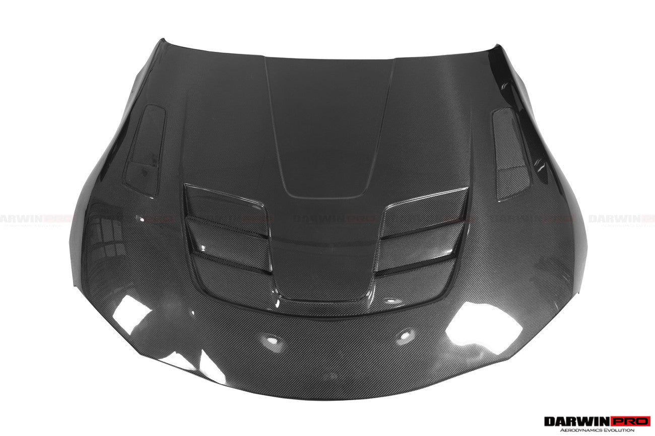 DARWINPRO - TOYOTA GR SUPRA (J29/DB) A90 A91 BKSSII STYLE CARBON FIBRE BONNET HOOD - Aero Carbon UK