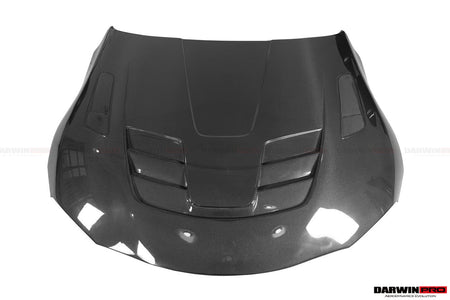 DARWINPRO - TOYOTA GR SUPRA (J29/DB) A90 A91 BKSSII STYLE CARBON FIBRE BONNET HOOD - Aero Carbon UK
