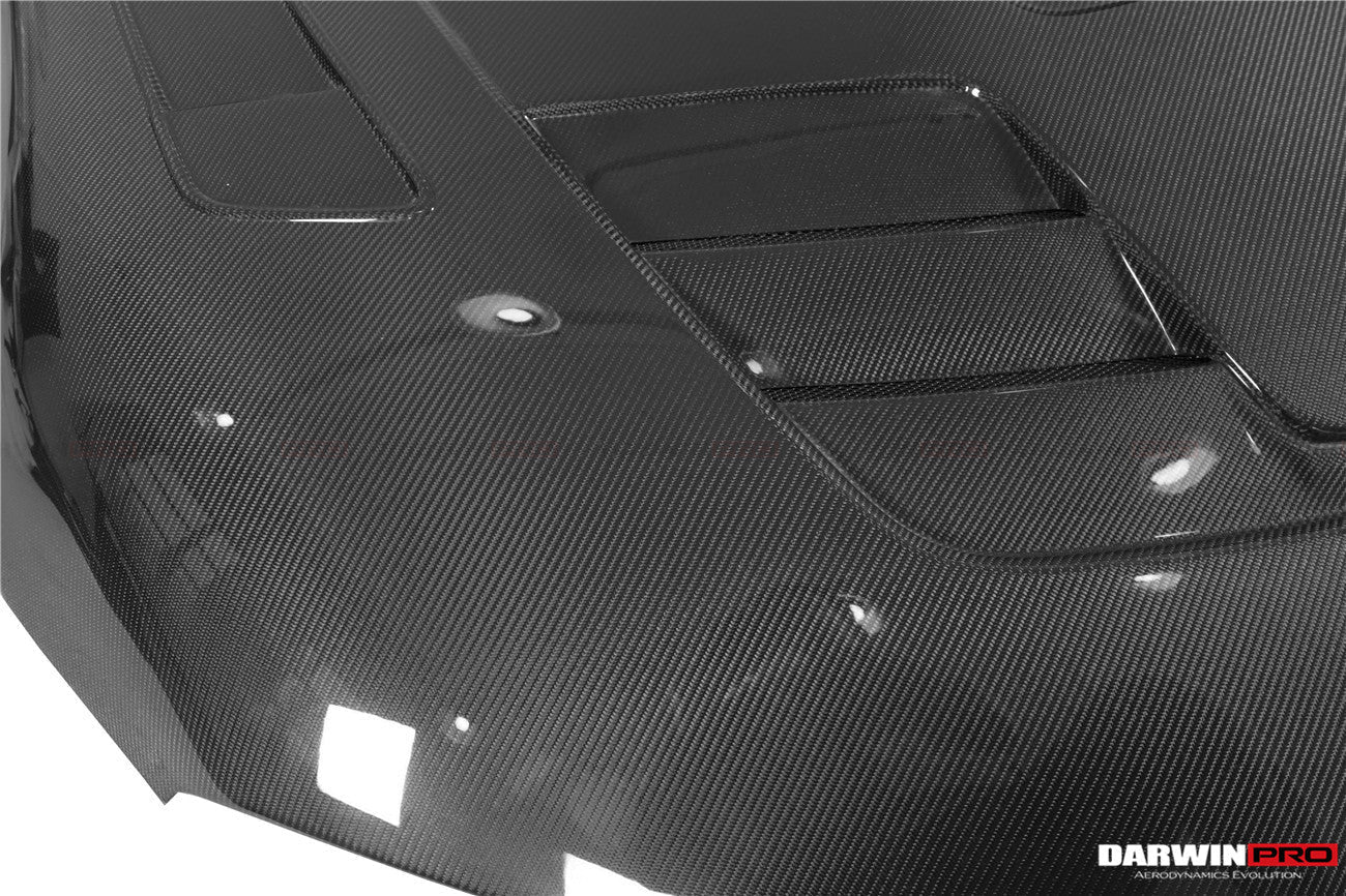 DARWINPRO - TOYOTA GR SUPRA (J29/DB) A90 A91 BKSSII STYLE CARBON FIBRE BONNET HOOD - Aero Carbon UK