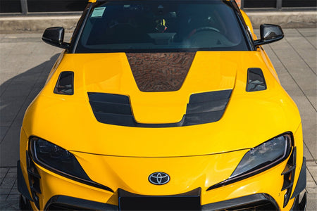 DARWINPRO - TOYOTA GR SUPRA (J29/DB) A90 A91 BKSSII STYLE CARBON FIBRE BONNET HOOD - Aero Carbon UK