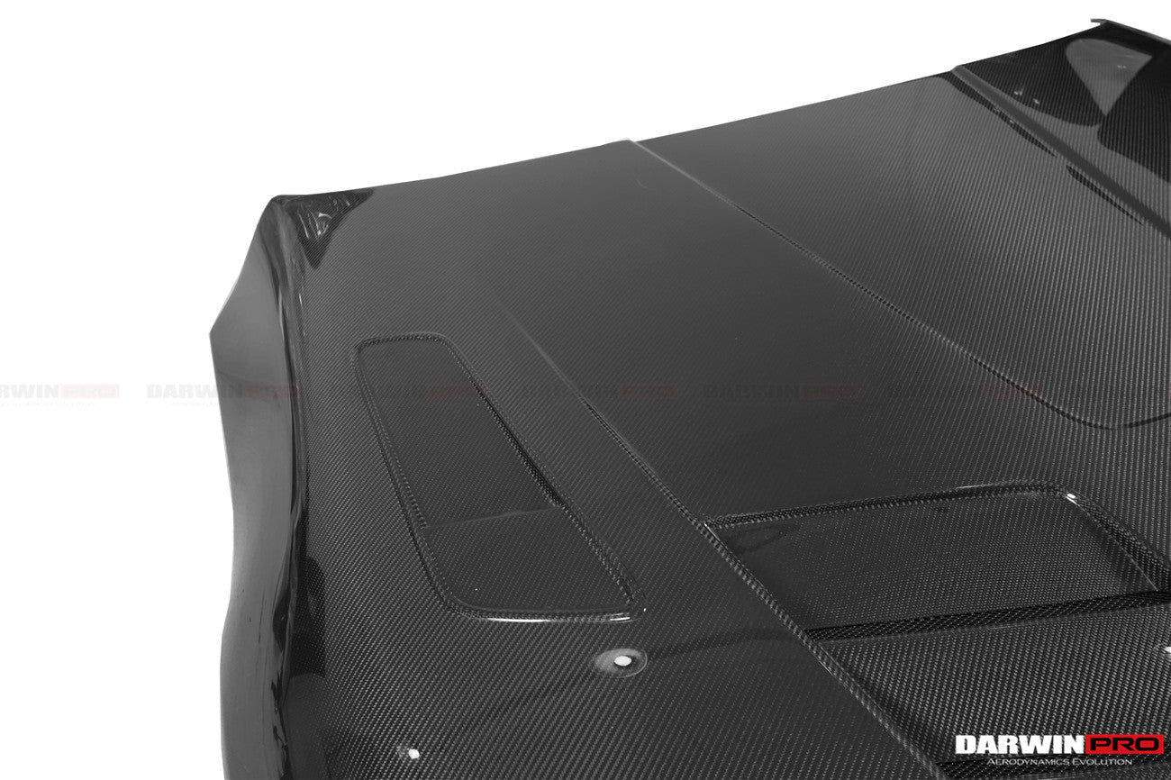 DARWINPRO - TOYOTA GR SUPRA (J29/DB) A90 A91 BKSSII STYLE CARBON FIBRE BONNET HOOD - Aero Carbon UK