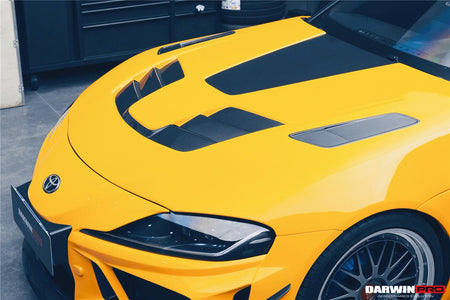 DARWINPRO - TOYOTA GR SUPRA (J29/DB) A90 A91 BKSSII STYLE CARBON FIBRE BONNET HOOD - Aero Carbon UK