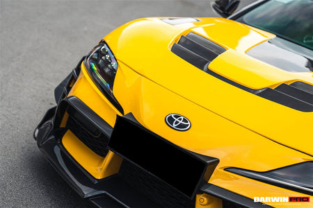 DARWINPRO - TOYOTA GR SUPRA (J29/DB) A90 A91 BKSSII STYLE CARBON FIBRE BONNET HOOD - Aero Carbon UK