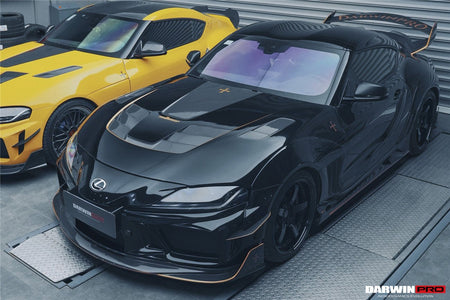 DARWINPRO - TOYOTA GR SUPRA (J29/DB) A90 A91 BKSSII STYLE CARBON FIBRE BONNET HOOD - Aero Carbon UK