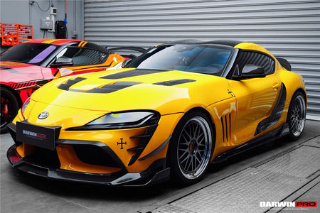 DARWINPRO - TOYOTA GR SUPRA (J29/DB) A90 A91 BKSSII STYLE CARBON FIBRE BONNET HOOD - Aero Carbon UK