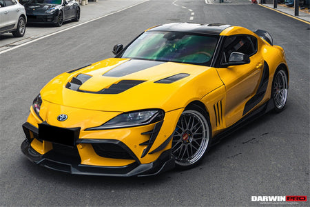 DARWINPRO - TOYOTA GR SUPRA (J29/DB) A90 A91 BKSSII STYLE CARBON FIBRE BONNET HOOD - Aero Carbon UK