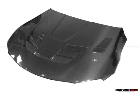 DARWINPRO - TOYOTA GR SUPRA (J29/DB) A90 A91 BKSSII STYLE CARBON FIBRE BONNET HOOD - Aero Carbon UK