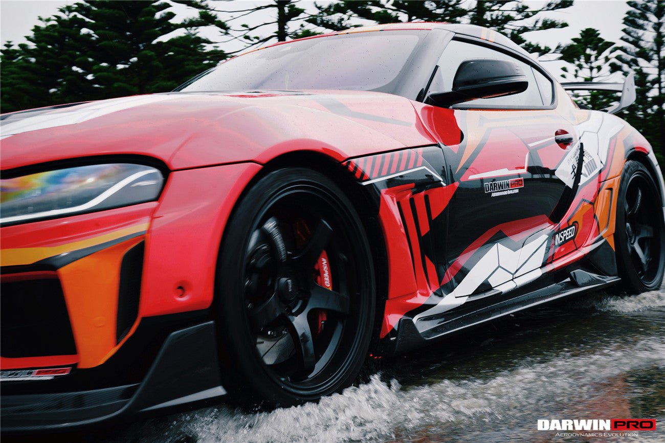 Fit For Toyota Supra GR A90 A91 Forged/Carbon Fiber Front Bumper Side