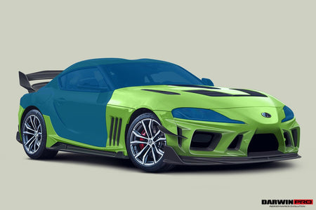 DARWINPRO - TOYOTA GR SUPRA (J29/DB) A90 A91 BKSSII STYLE PART CARBON FIBRE SIDE SKIRTS & FENDERS - Aero Carbon UK