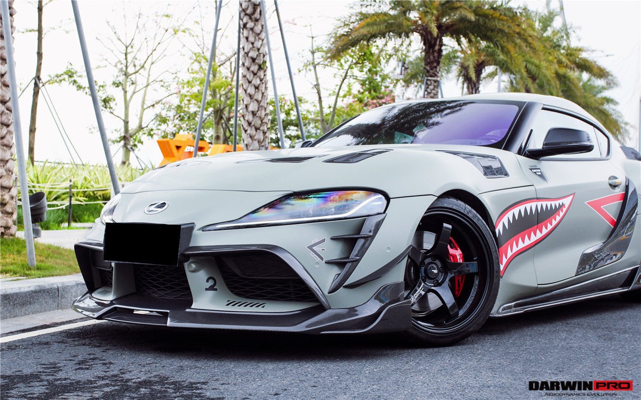 DARWINPRO - TOYOTA GR SUPRA (J29/DB) A90 A91 OEM STYLE CARBON FIBRE DOOR TRIM REPLACEMENT - Aero Carbon UK