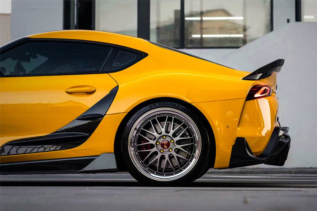 DARWINPRO - TOYOTA GR SUPRA (J29/DB) A90 A91 OEM STYLE CARBON FIBRE DOOR TRIM REPLACEMENT - Aero Carbon UK