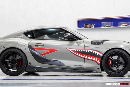 DARWINPRO - TOYOTA GR SUPRA (J29/DB) A90 A91 OEM STYLE CARBON FIBRE DOOR TRIM REPLACEMENT - Aero Carbon UK