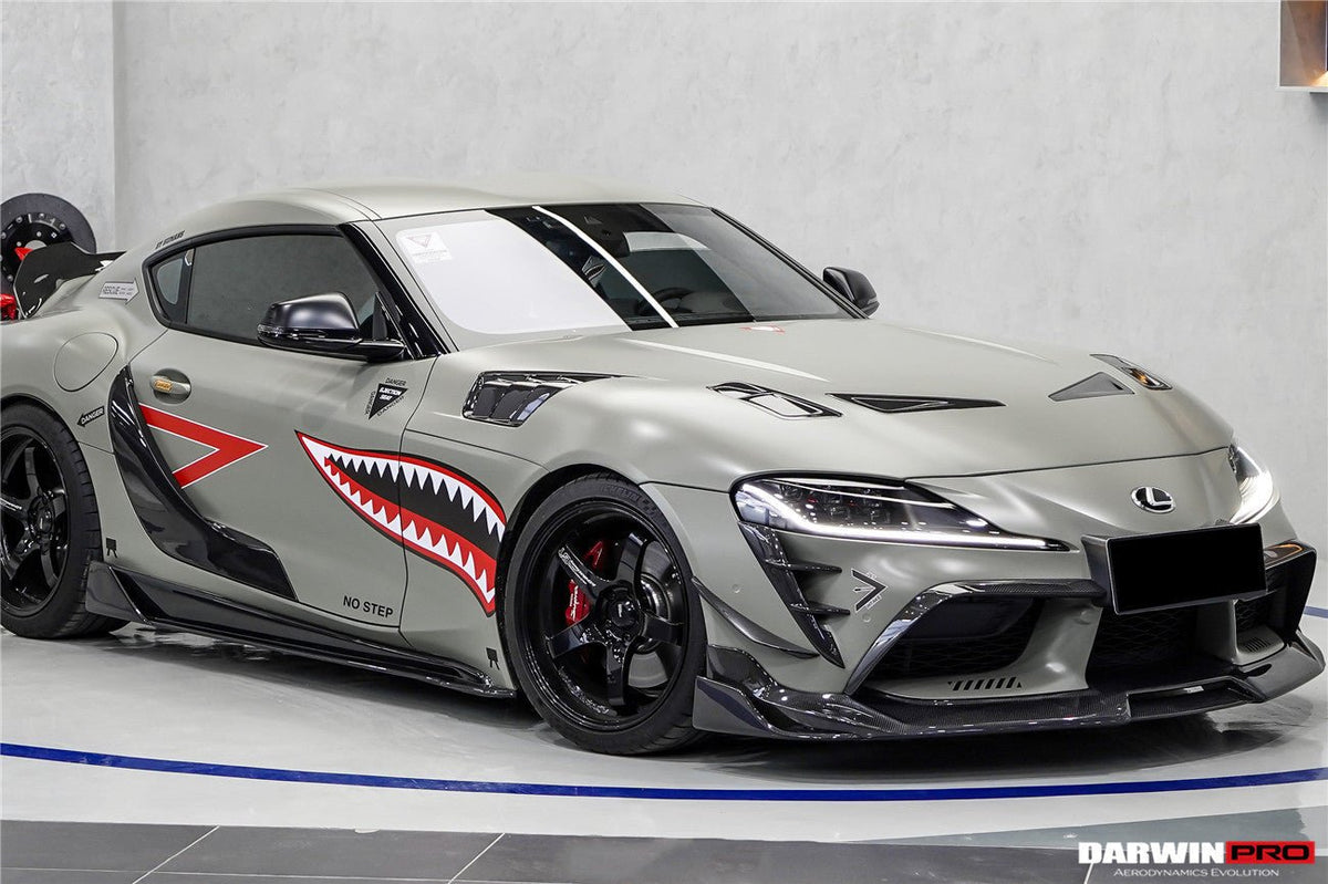 DARWINPRO - TOYOTA GR SUPRA (J29/DB) A90 A91 OEM STYLE CARBON FIBRE DOOR TRIM REPLACEMENT - Aero Carbon UK