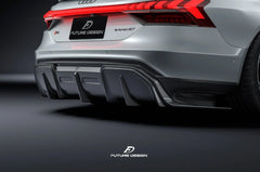 FUTURE DESIGN - AUDI E-TRON GT DRY CARBON FIBRE REAR DIFFUSER - Aero Carbon UK