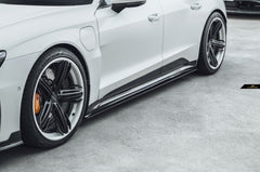 FUTURE DESIGN - AUDI E-TRON GT DRY CARBON FIBRE SIDE SKIRTS - Aero Carbon UK