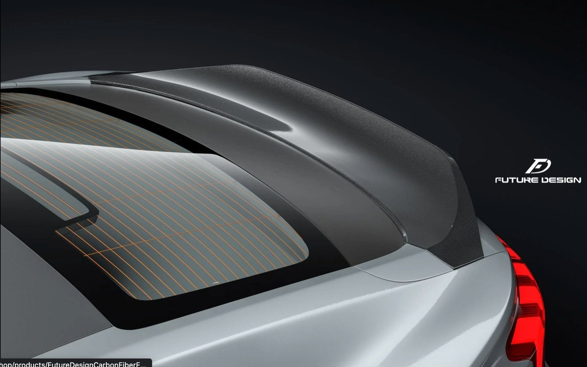 FUTURE DESIGN - AUDI E-TRON GT DRY CARBON FIBRE SPOILER - Aero Carbon UK